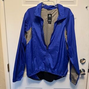 VTG Nike ACG Oregon Series Womens L Windbreaker Packable Outer Layer Jacket Blue